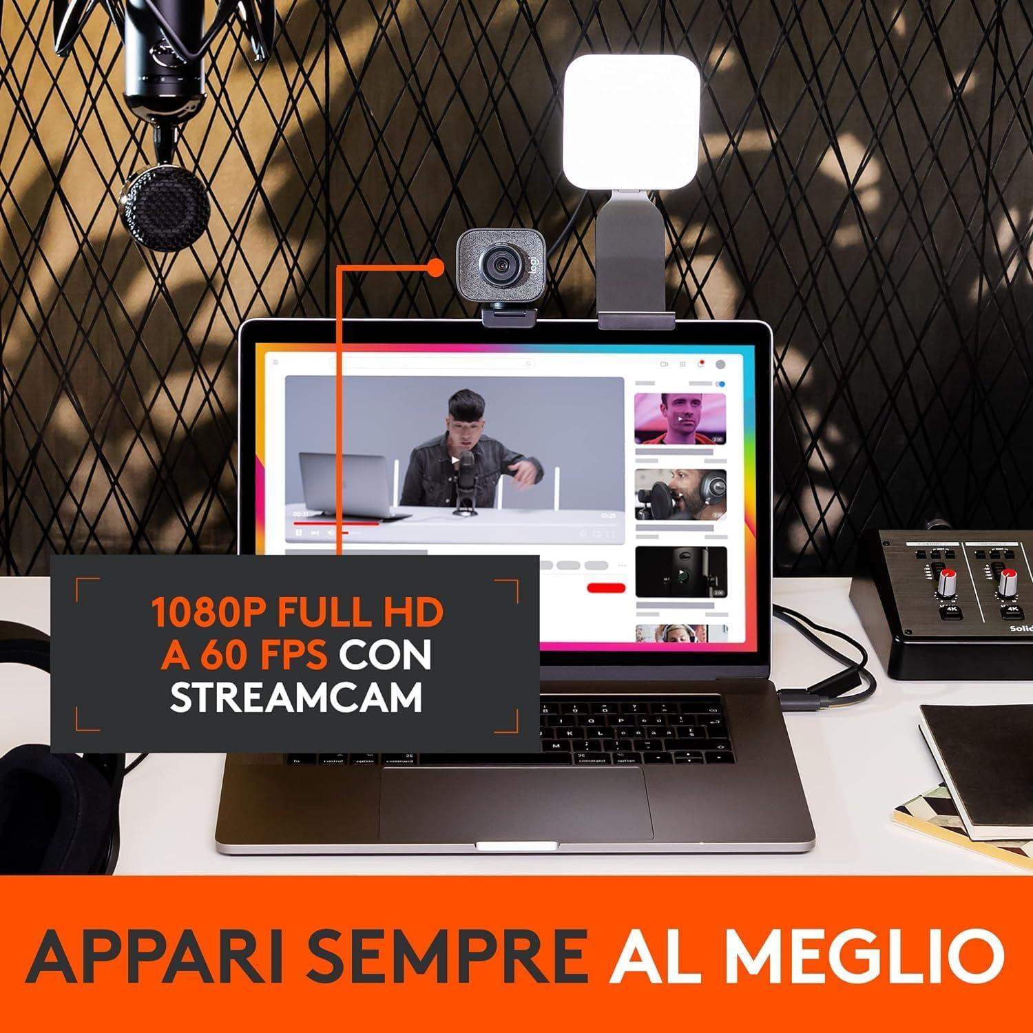 Logitech Litra Glow + StreamCam